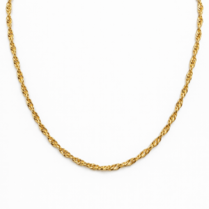 Zlatý řetízek typu rope (kroucený)