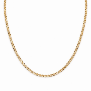 Zlatý řetízek s hranatými články